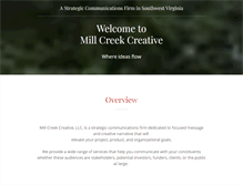 Tablet Screenshot of millcreekcreative.com